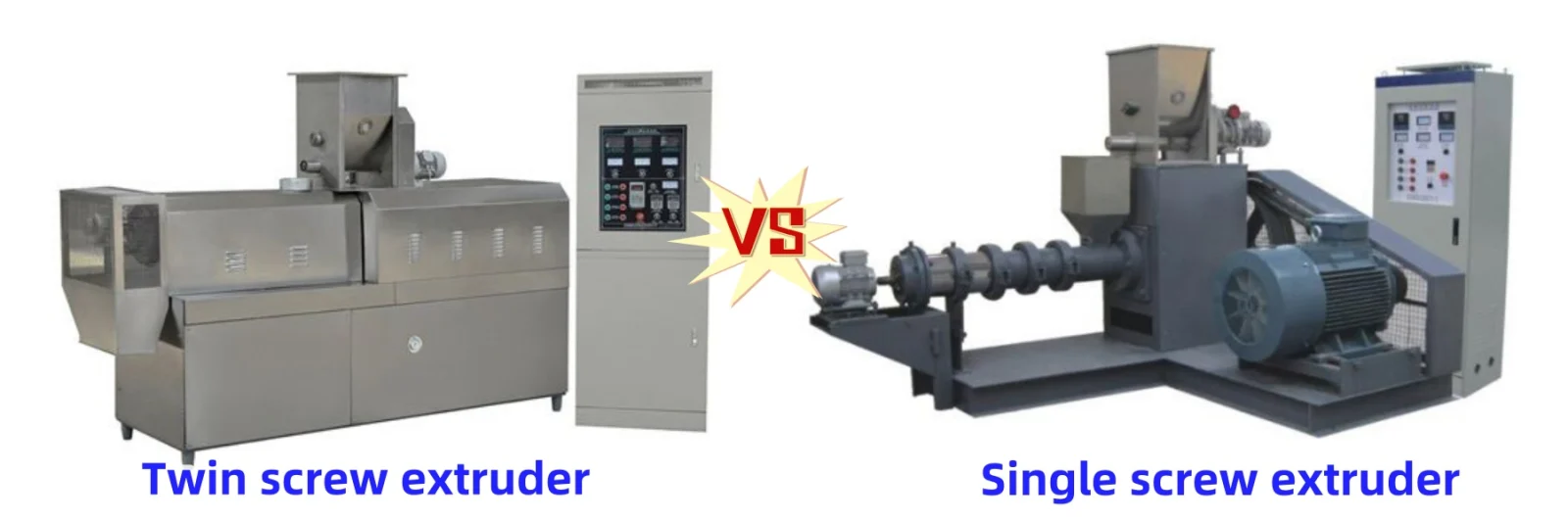 Characteristics and Comparison of Single Screw Extruder and Twin Screw Extruder in Producing Animal Feed