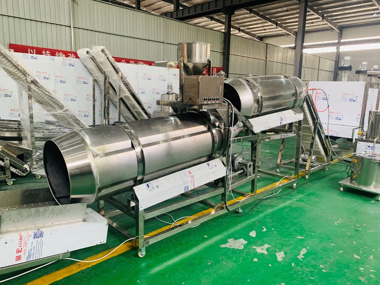 Fish feed production line inspection running for Nigeria client