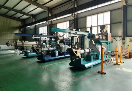 Suzhou Meidi Clean Technology Co., Ltd.mpanys 1000kg/hour size pet food extrusion machinery line ,finished manufacturing and ready for delivery