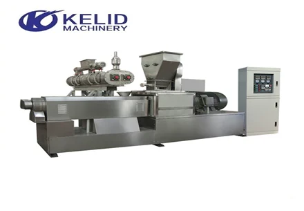 The Characteristic of Twin Screw Extruder with Conditioner for Making the Pet Feed