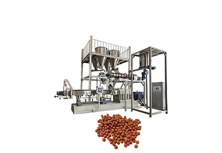 Precautions for producing small-particle aquatic feed