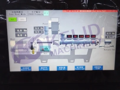 The New Lab Twins Screw Food Extruder KLD36 Has Been Tested Successfully
