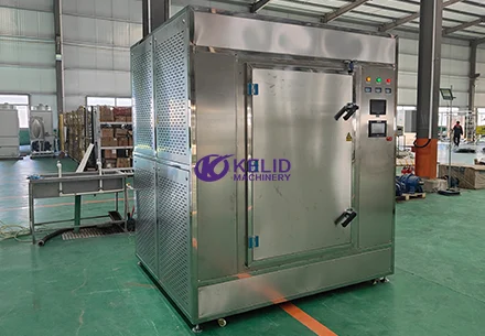 Batch type cabinet microwave insect dryer