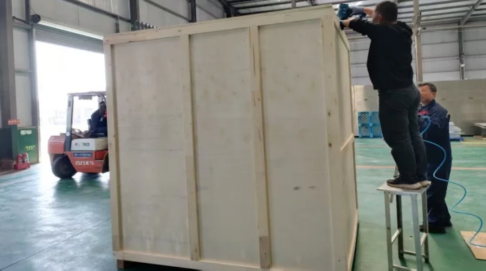 Southeast Asia Customers Cabinet Microwave Dryer Delivery